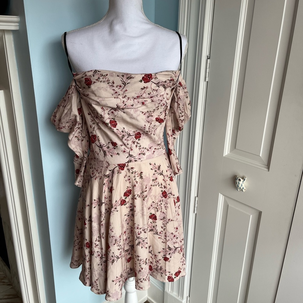 Lovers + Friends Pink Floral Dress with Tags (Size M)